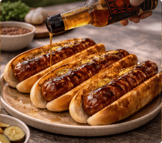 Extra Hot хот-дог з гострим медом