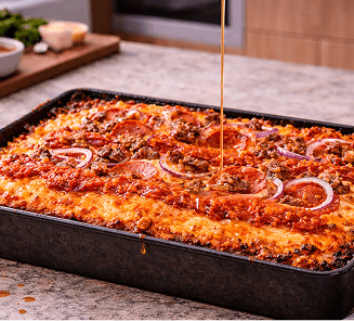 Детройтська піца з гострим медом