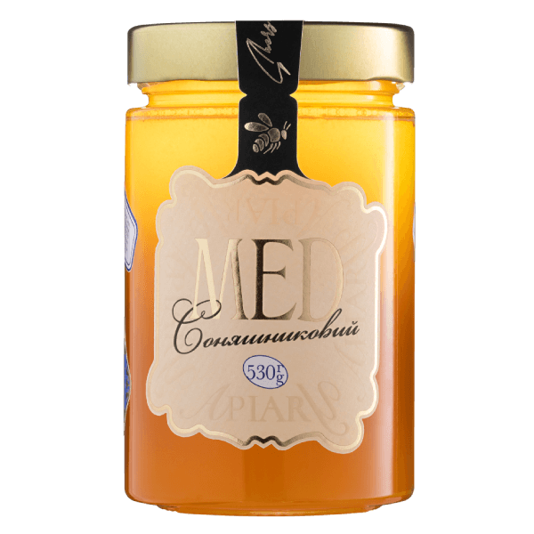 Мед соняшниковий середній