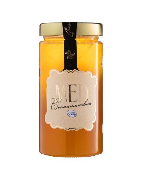 Мед соняшниковий великий