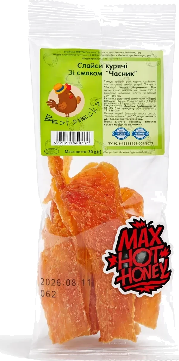 Джерки курячі "Часник"