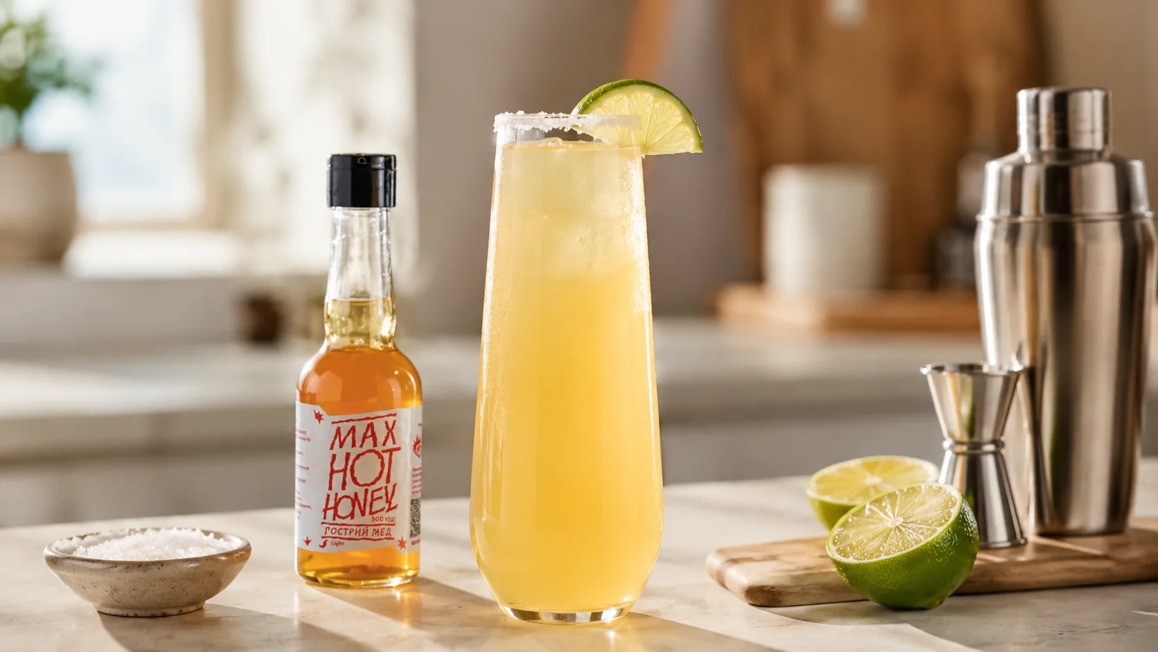 Коктейль Sweet & Hot Hibiscus Mimosa