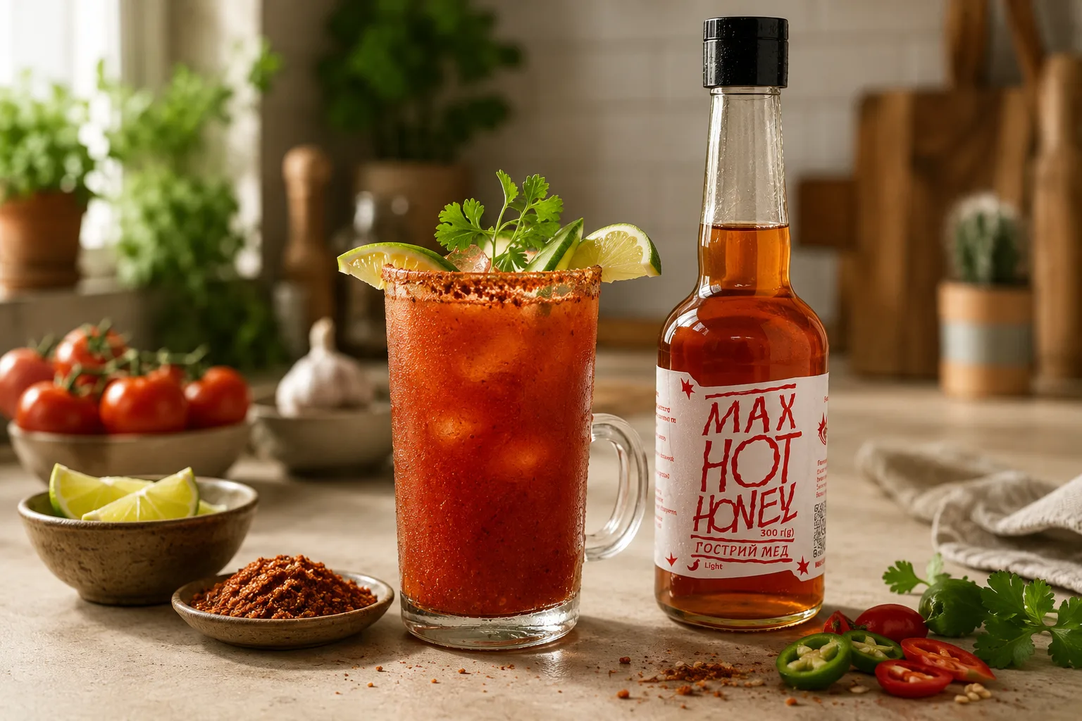 Коктейль Hot Honey Michelada