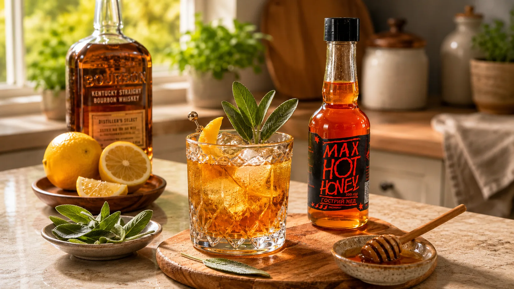 Коктейль Sage Bourbon