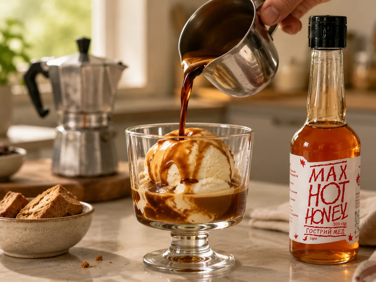 Десерт The Davenport Affogato з гострим медом
