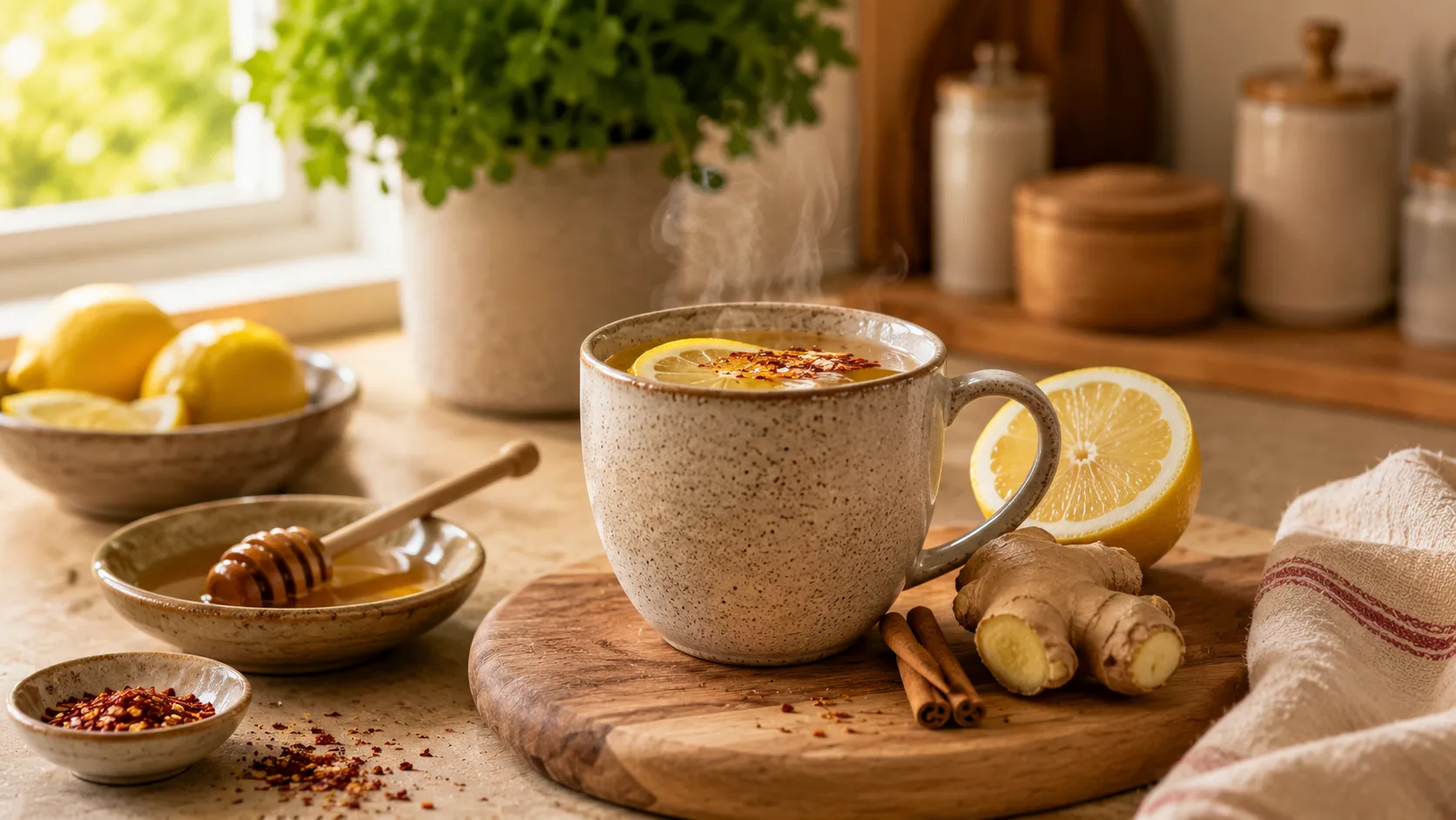 Зігріваючий напій Hot Honey Cold Remedy з імбиром